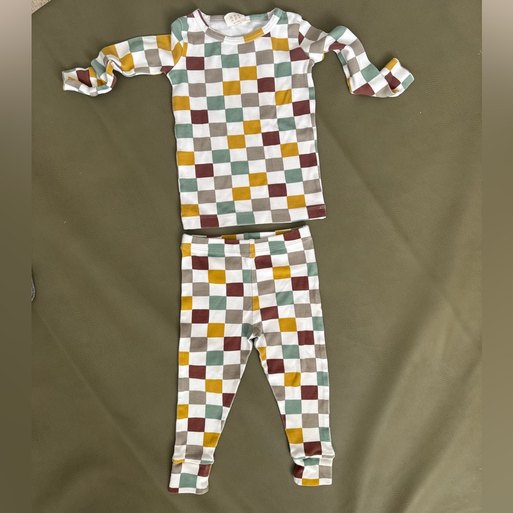 Cannoli Checkerboard / Organic 2-Piece Set